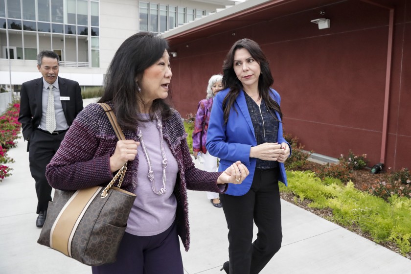 Assemblywoman Blanca Rubio visiting Mt. San Antonio College