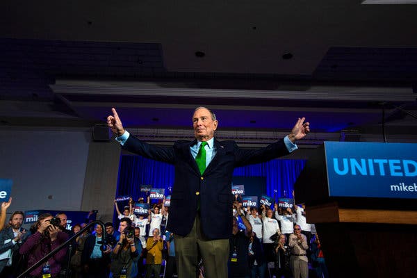Former New York City mayor Michael R. Bloomberg attends an event in Miami last week.