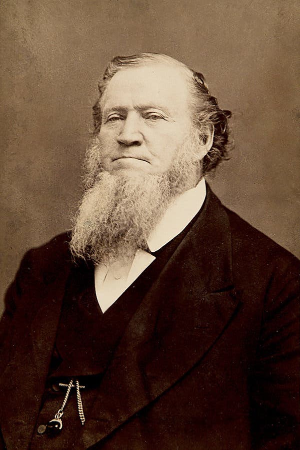 Brigham Young, a patriarch of the Church of Jesus Christ of Latter-day Saints, was also the first governor of the Utah Territory.