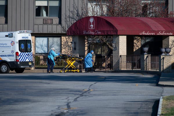 A care facility in Andover, N.J., last month.