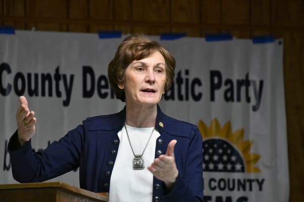 Barbara Bollier, a retired anesthesiologist who was until recently a Republican, is running to represent Kansas in the Senate as a Democrat.