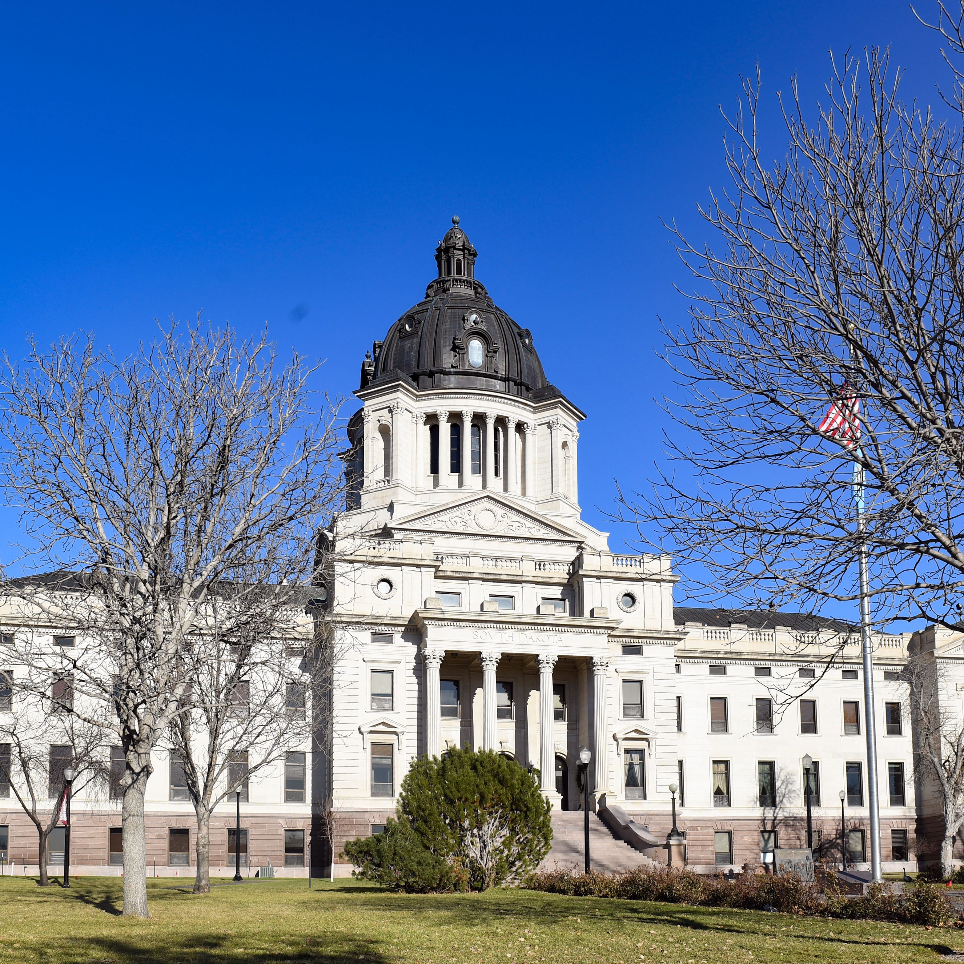 The South Dakota State Capitol in Pierre.