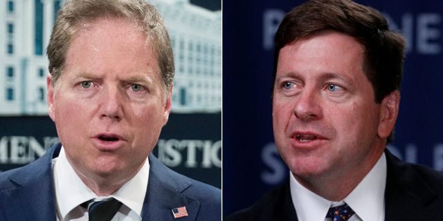 Geoffrey Berman (left) and Jay Clayton (right)