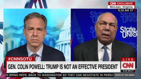 Colin Powell: Trump has not been an effective president
