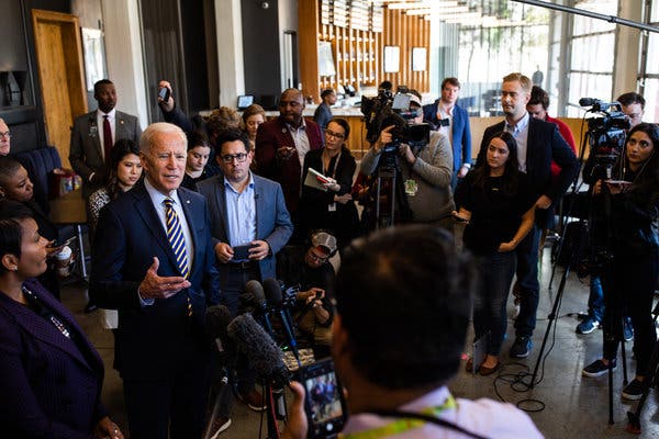 Mr. Biden during a visit to Atlanta in November. Georgia has two Senate seats up for grabs this year.