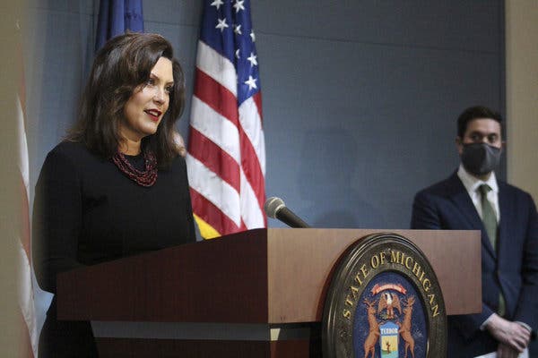 Gov. Gretchen Whitmer is considered a potential running mate for Joseph R. Biden Jr. 