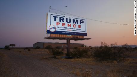 Different versions of the billboards funded by Jones 1 Inc. appear off of Arizona State Route 95 and Interstate 40.