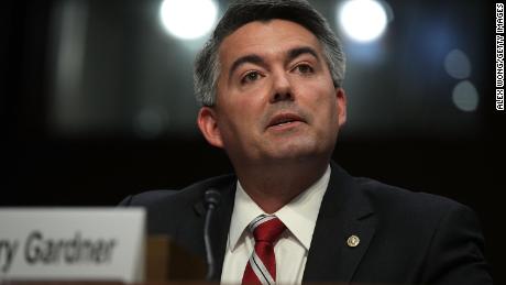 U.S. Sen. Cory Gardner speaks during the first day of Judge Neil Gorsuch&#39;s Supreme Court confirmation hearing before the Senate Judiciary Committee.