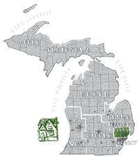 Image: Political geography michigan