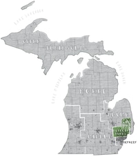 Image: Political geography michigan