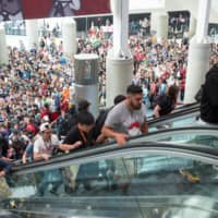 Visitors enter Anime Expo in Los Angeles in 2019. | DOMAIN PHOTOGRAPHY