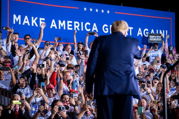 On Saturday, President Trump named Judge Amy Coney Barrett for the court seat and immediately flew to Pennsylvania to whip up support.