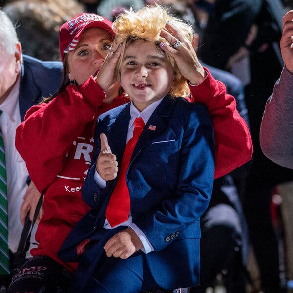 President Trump found plenty of admirers at his rally in Johnstown, Pa., but he appears to be desperate for votes.