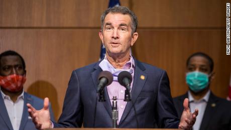 Virginia Gov. Ralph Northam (D) speaks during a news conference on June 4, 2020, in Richmond, Virginia. 